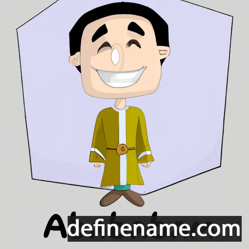 cartoon of the name Abdrakhman