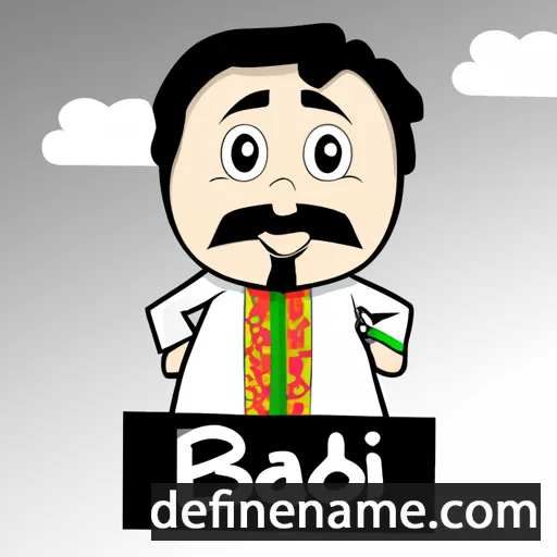 cartoon of the name Abdul Baqi