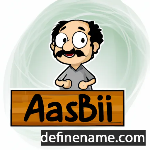 cartoon of the name Abdul Basit