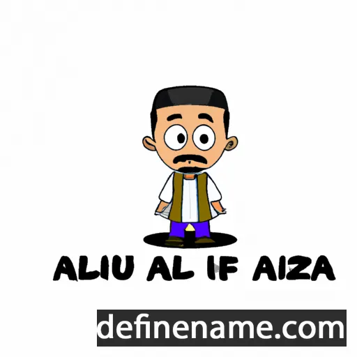 cartoon of the name Abdul Hafiz