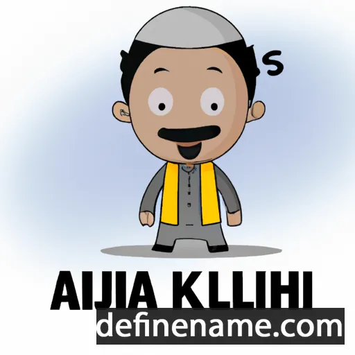 cartoon of the name Abdul Khaliq