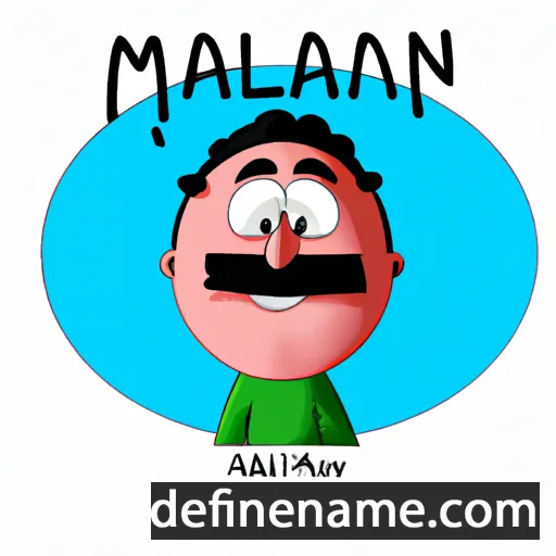 cartoon of the name Abdul Mannan