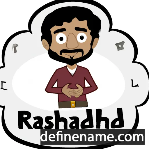 cartoon of the name Abdul Rashid