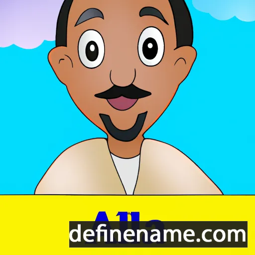 cartoon of the name Abdul-ali