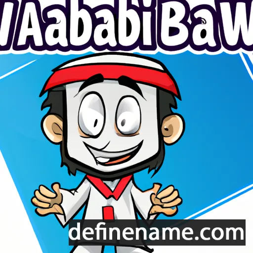 cartoon of the name Abdul-Wahhab