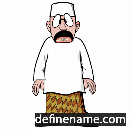 cartoon of the name Abdulatip