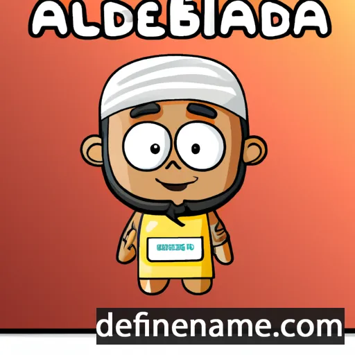 cartoon of the name Abdulelah