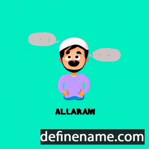 cartoon of the name Abdulkhakim