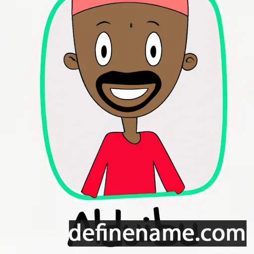 cartoon of the name Abdullahi