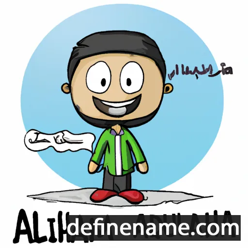 cartoon of the name Abdulrahman