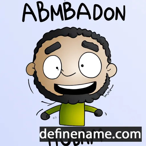 cartoon of the name Abdurahmon