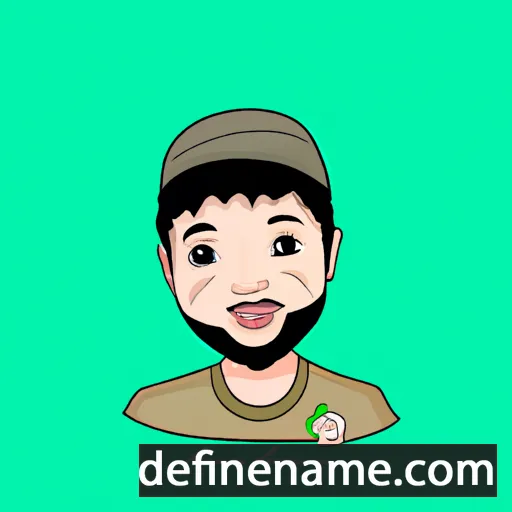 cartoon of the name Abdurrahmansyah