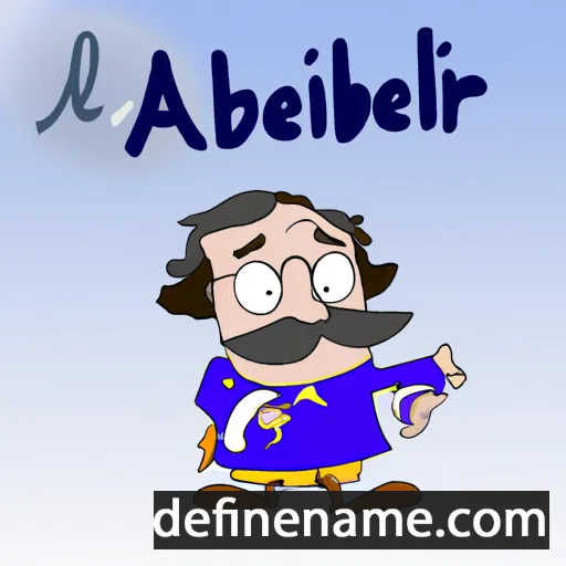 cartoon of the name Abélard