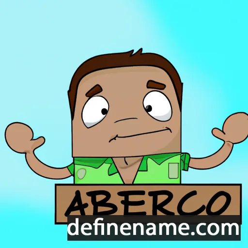 cartoon of the name Abércio