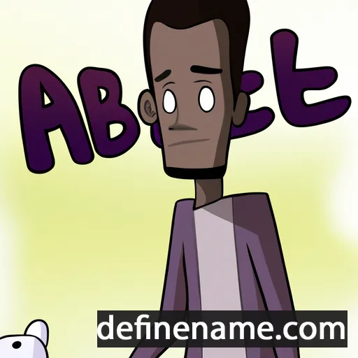 cartoon of the name Abèl