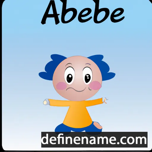 cartoon of the name Abeeltje