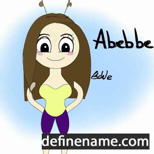 cartoon of the name Abegaelle