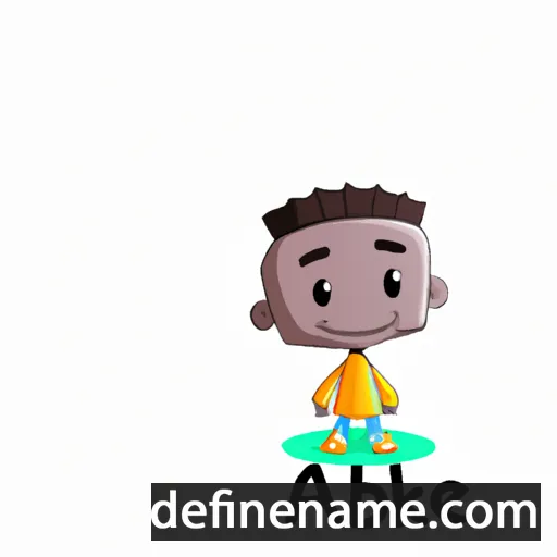 cartoon of the name Abeke