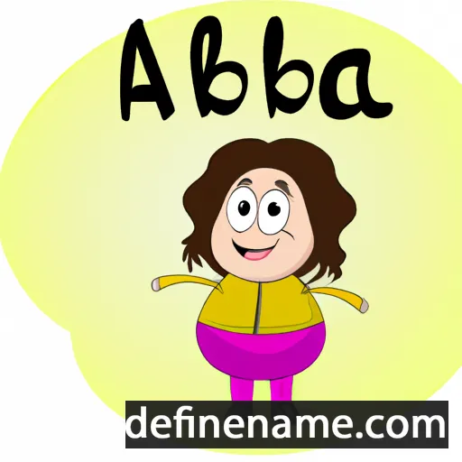 cartoon of the name Abela