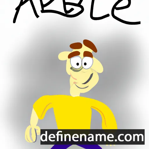 cartoon of the name Abelart