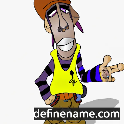 cartoon of the name Abelino