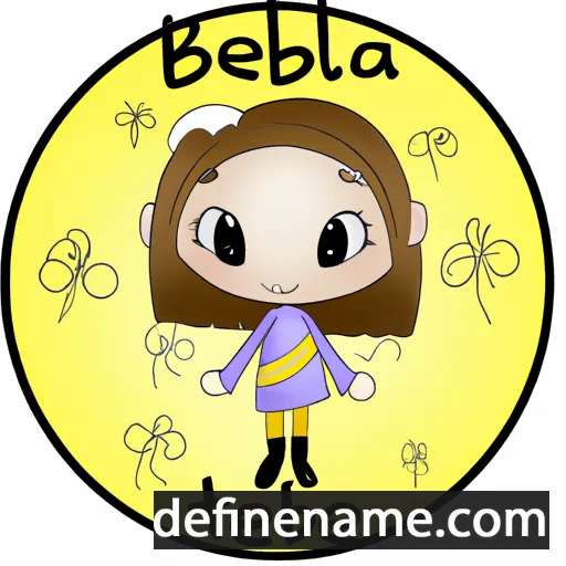 cartoon of the name Abella