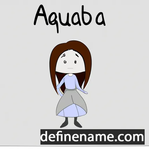 cartoon of the name Abequa