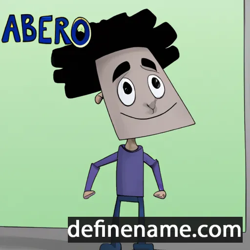 cartoon of the name Abercio