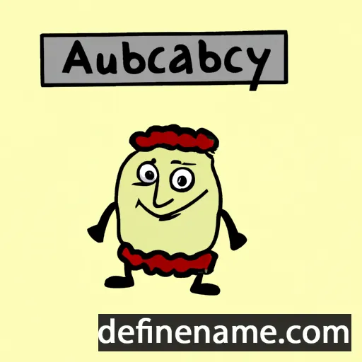 cartoon of the name Abercjusz