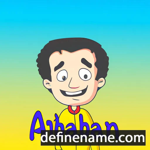 cartoon of the name Aberham