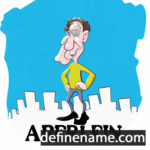 cartoon of the name Aberlin