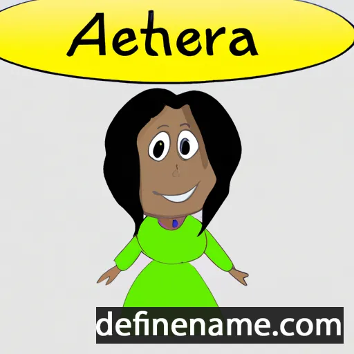 cartoon of the name Abertha