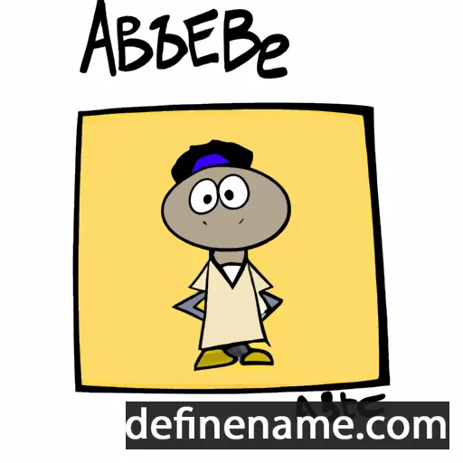 cartoon of the name Abesti