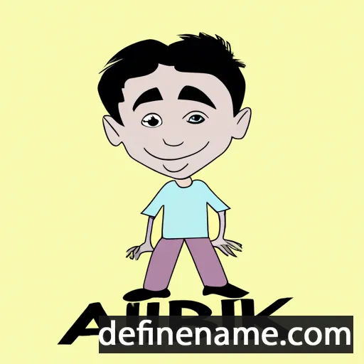 cartoon of the name Abhik