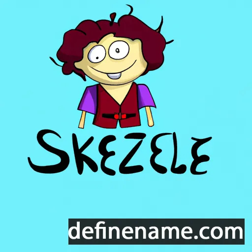 cartoon of the name Zselyke