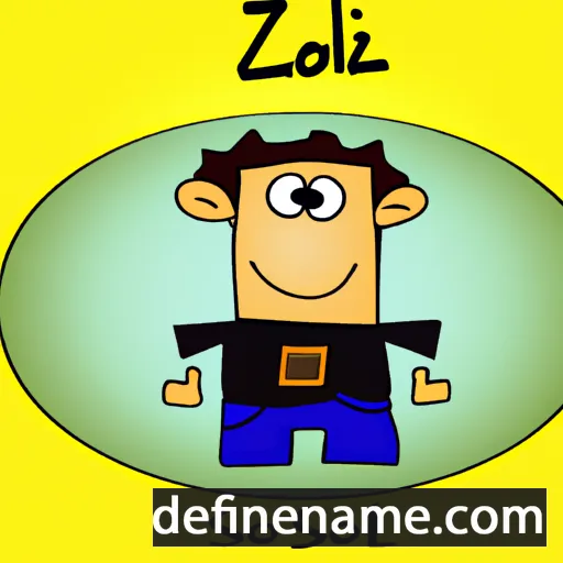 cartoon of the name Zsolt