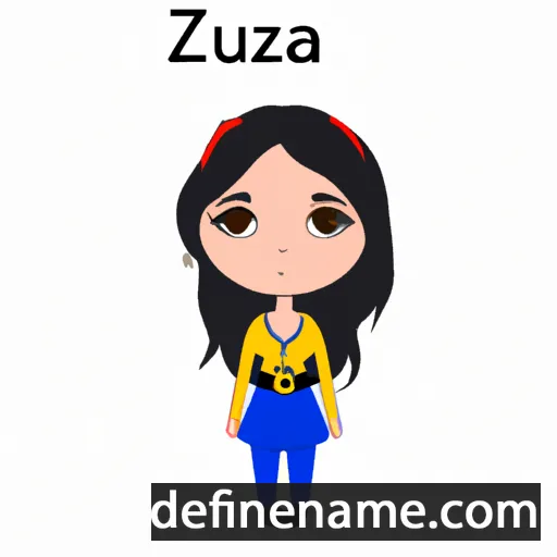 cartoon of the name Züleyxa