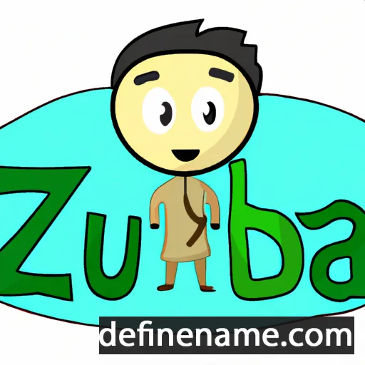 cartoon of the name Zubair