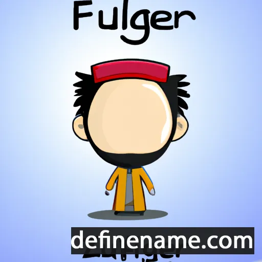 cartoon of the name Zulfiqar