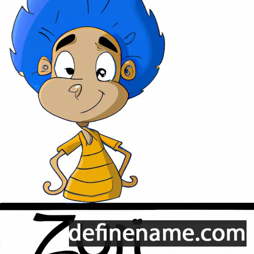 cartoon of the name Zuri