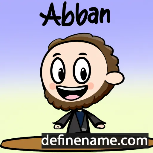 cartoon of the name Ábraham