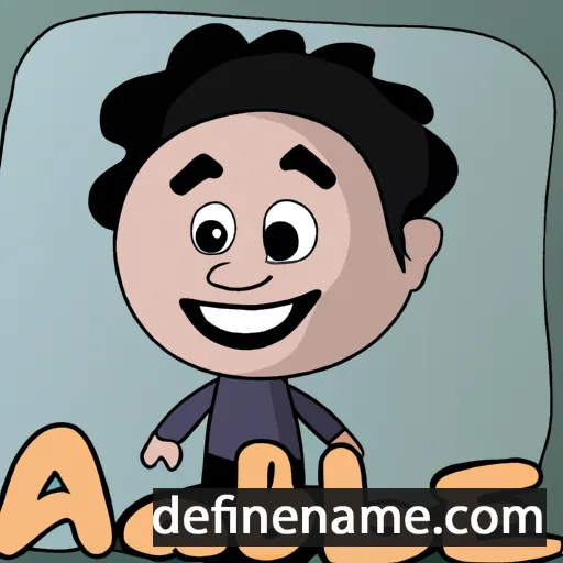 cartoon of the name Abiël