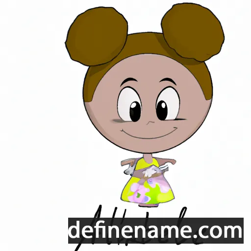 cartoon of the name Abigaile