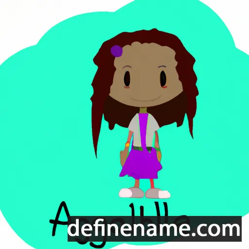 cartoon of the name Abigale