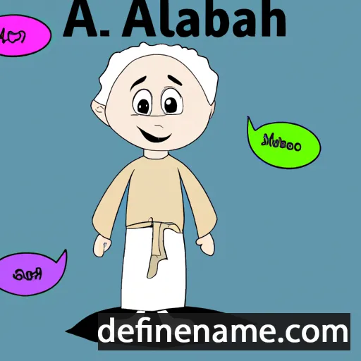 cartoon of the name Abihail