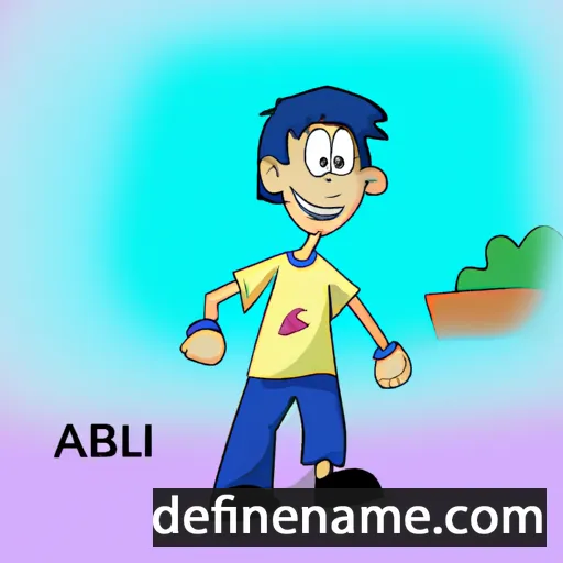 cartoon of the name Abil