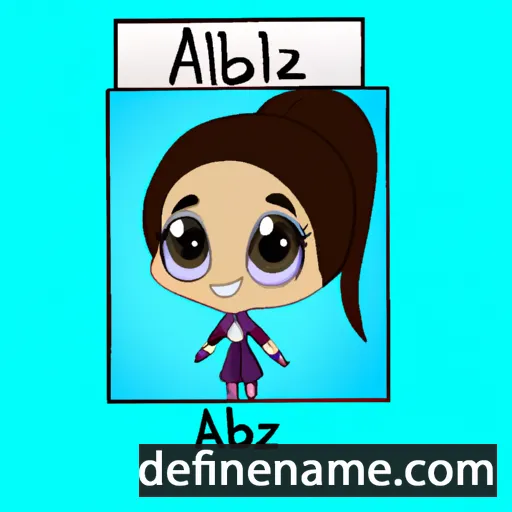 cartoon of the name Abileyza