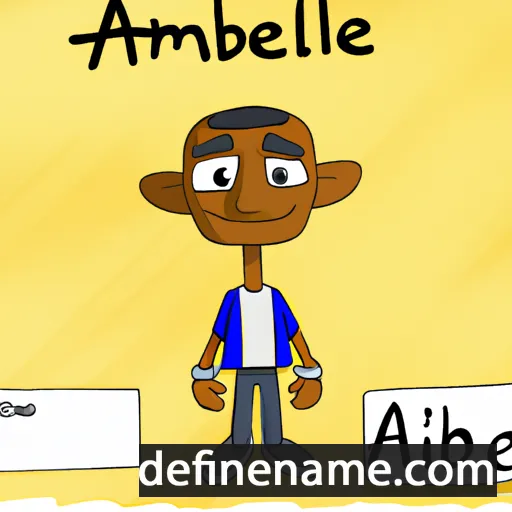 cartoon of the name Abimaël