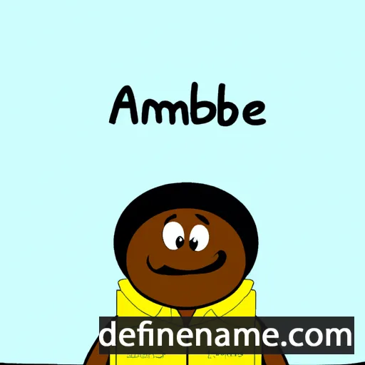 cartoon of the name Abimahel