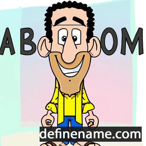 cartoon of the name Abinoam